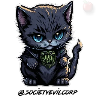Sticker from SOCIETY EVIL CORP