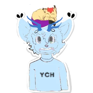 Sticker from Chrispress Yourself V2 @fentherofflames