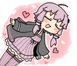 🇺🇳 emoji Yuzuki Yukari by ebi_gohan | @INPoroject Telegram sticker 23 of 41