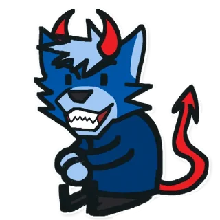 😈 emoji Mini Manu by @ManuSoa Telegram sticker 15 of 117