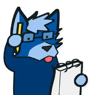 🤓 emoji Mini Manu by @ManuSoa Telegram sticker 17 of 117