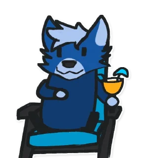 🍹 emoji Mini Manu by @ManuSoa Telegram sticker 12 of 117
