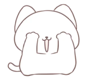 Sticker from Marshmallow Puppies: Kitty!