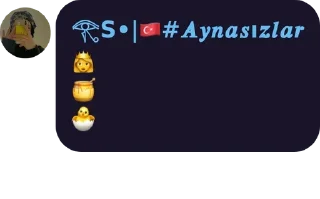 Sticker from @Dengesizlersahibe @SiriUserBot Paketi 1