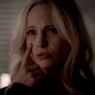 🍔 emoji ャ. Caroline Forbes ；@Unince . Telegram sticker 17 of 50