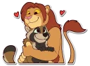❤ emoji Sagemane & Tenebris Telegram sticker 16 of 86