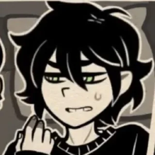 😥 emoji —͟͟͞͞𖣘𝙒𝙤𝙡𝙛 𝙈𝙞𝙠𝙤—͟͟͞͞𖣘's sticker pack (@darkakamibot) Telegram sticker 8 of 10