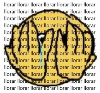 😭 emoji reactions de la bola amarilla Telegram sticker 23 of 35
