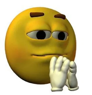 🤔 emoji reactions de la bola amarilla Telegram sticker 6 of 35