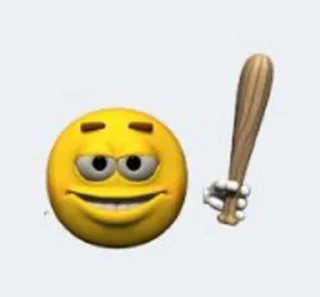 😡 emoji reactions de la bola amarilla Telegram sticker 19 of 35