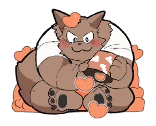 ⭐ emoji Dog!Dog!Dog!'s Sticker @moe_sticker_bot Telegram sticker 11 of 24