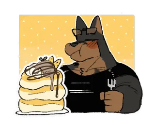 ⭐ emoji Dog!Dog!Dog!'s Sticker @moe_sticker_bot Telegram sticker 20 of 24