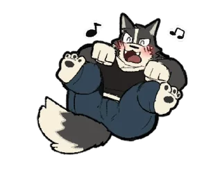 ⭐ emoji Dog!Dog!Dog!'s Sticker @moe_sticker_bot Telegram sticker 21 of 24