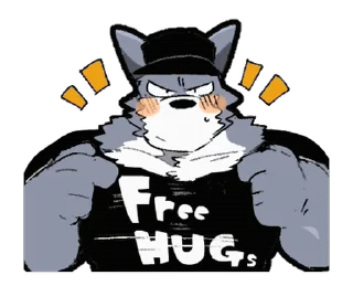 ⭐ emoji Dog!Dog!Dog!'s Sticker @moe_sticker_bot Telegram sticker 13 of 24