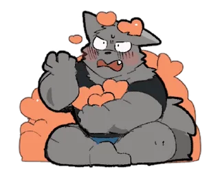 ⭐ emoji Dog!Dog!Dog!'s Sticker @moe_sticker_bot Telegram sticker 12 of 24