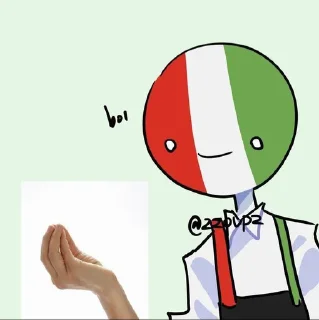 🏳 emoji Countryhumans• Telegram sticker 16 of 50