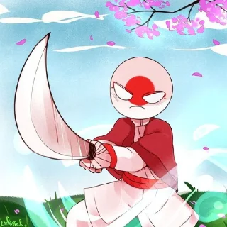 🏳 emoji Countryhumans• Telegram sticker 6 of 50