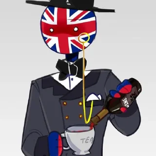 🏳 emoji Countryhumans• Telegram sticker 8 of 50