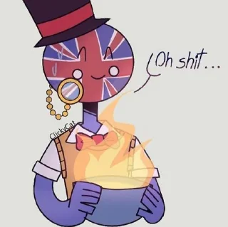 🏳 emoji Countryhumans• Telegram sticker 10 of 50