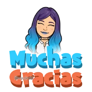 😊 emoji MayDroid - Bitmoji @wastick_maydroid Telegram sticker 14 of 120