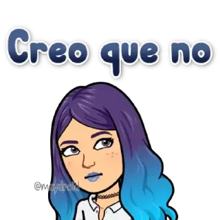 🤔 emoji MayDroid - Bitmoji @wastick_maydroid Telegram sticker 19 of 120
