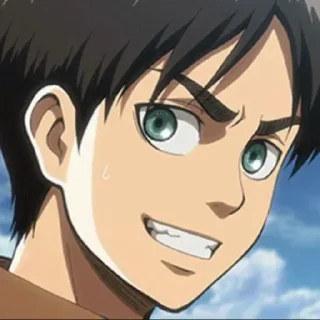😁 emoji G1AN Pack Eren Yeager Telegram sticker 5 of 75