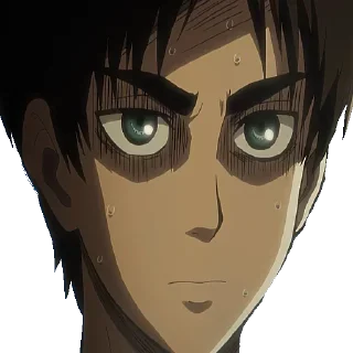 😨 emoji G1AN Pack Eren Yeager Telegram sticker 22 of 75