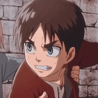 😠 emoji G1AN Pack Eren Yeager Telegram sticker 11 of 75