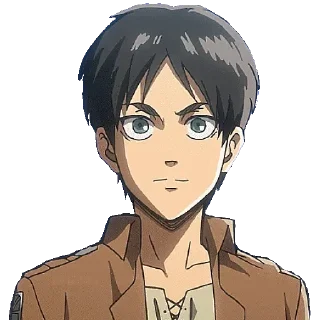 🙂 emoji G1AN Pack Eren Yeager Telegram sticker 20 of 75