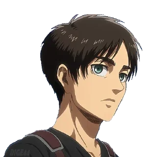 🙁 emoji G1AN Pack Eren Yeager Telegram sticker 23 of 75