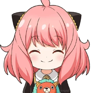 ☺️ emoji Anya Forger || @GreySunders Telegram sticker 2 of 55