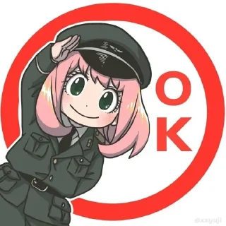 👍 emoji Anya Forger || @GreySunders Telegram sticker 22 of 55