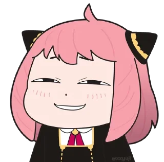 😏 emoji Anya Forger || @GreySunders Telegram sticker 4 of 55