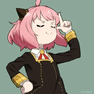 😌 emoji Anya Forger || @GreySunders Telegram sticker 23 of 55