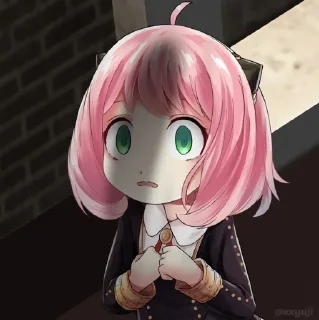 😨 emoji Anya Forger || @GreySunders Telegram sticker 24 of 55