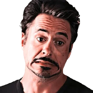 🙁 emoji Robert Downey Jr. Telegram sticker 6 of 8