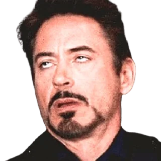 😱 emoji Robert Downey Jr. Telegram sticker 8 of 8