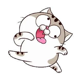 Sticker from fat cat Ami 8(EN) @RekcitsEnilbot