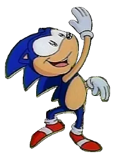 🤚 emoji Sonic SatAM Telegram sticker 18 of 90