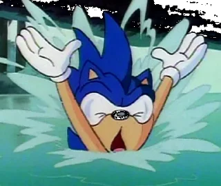💧 emoji Sonic SatAM Telegram sticker 12 of 90