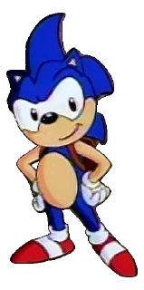 😏 emoji Sonic SatAM Telegram sticker 16 of 90