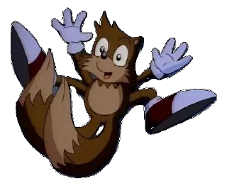🦊 emoji Sonic SatAM Telegram sticker 21 of 90