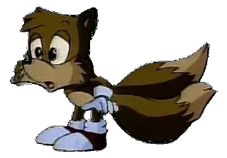 😕 emoji Sonic SatAM Telegram sticker 22 of 90