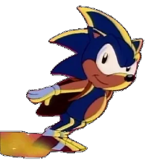 💨 emoji Sonic SatAM Telegram sticker 7 of 90