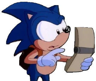 💻 emoji Sonic SatAM Telegram sticker 10 of 90