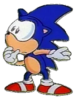 ❓ emoji Sonic SatAM Telegram sticker 15 of 90