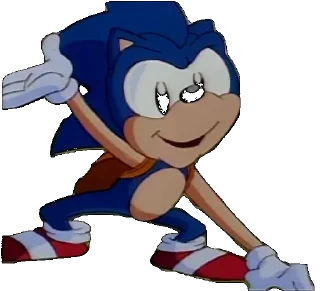 👋 emoji Sonic SatAM Telegram sticker 19 of 90