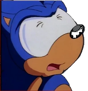 😵 emoji Sonic SatAM Telegram sticker 20 of 90