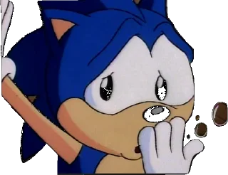 🤢 emoji Sonic SatAM Telegram sticker 13 of 90
