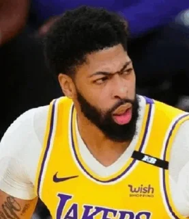😐 emoji 🦁 Anthony davis 🦁 Telegram sticker 19 of 60